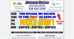 Desktop Screenshot of albanyprint.com